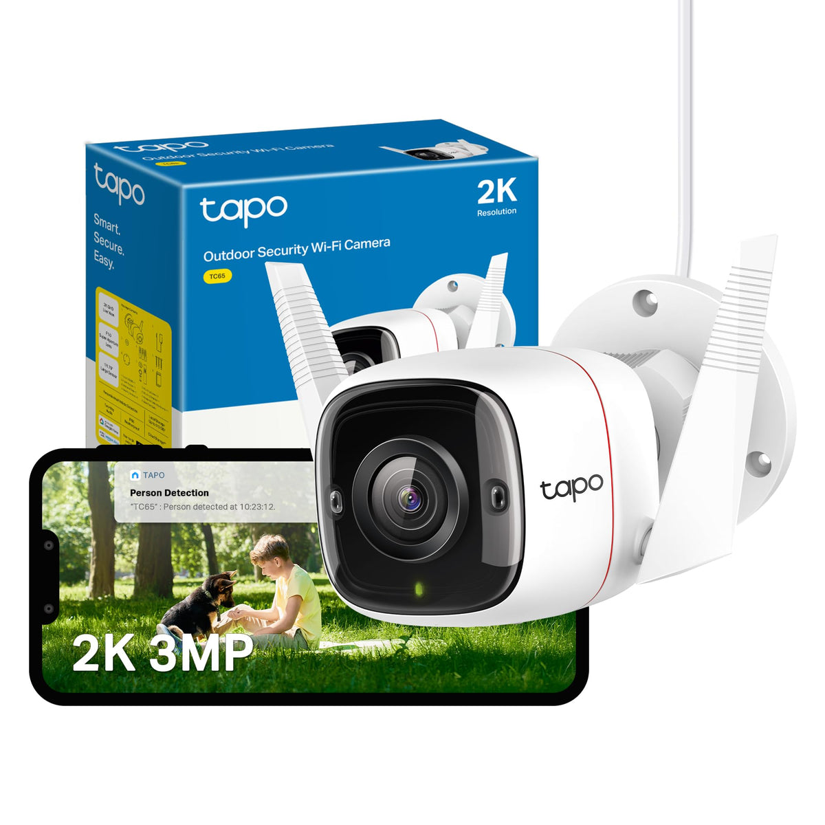 Tapo C530WS 3K 5MP Pan/Tilt Outdoor Security Camera CCTV Camera