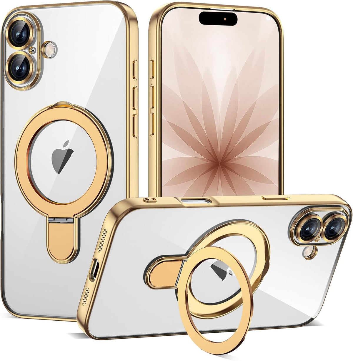 Marble Pattern Case for iPhone 11 with Stand 6.1",M-Purple