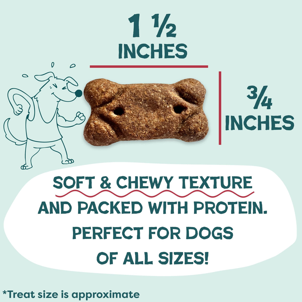 Shameless Pets Bacon Me Crazy Meaty Tenders, Soft Dog Treats, 8oz
