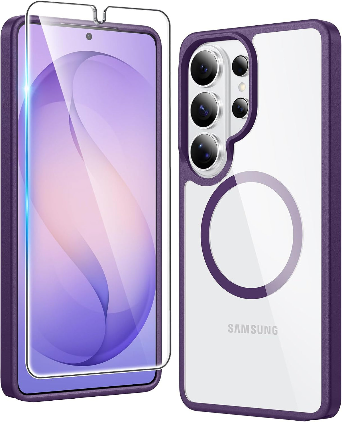 FNTCASE Magnetic for Samsung Galaxy Z-Flip-7 Case, Clear