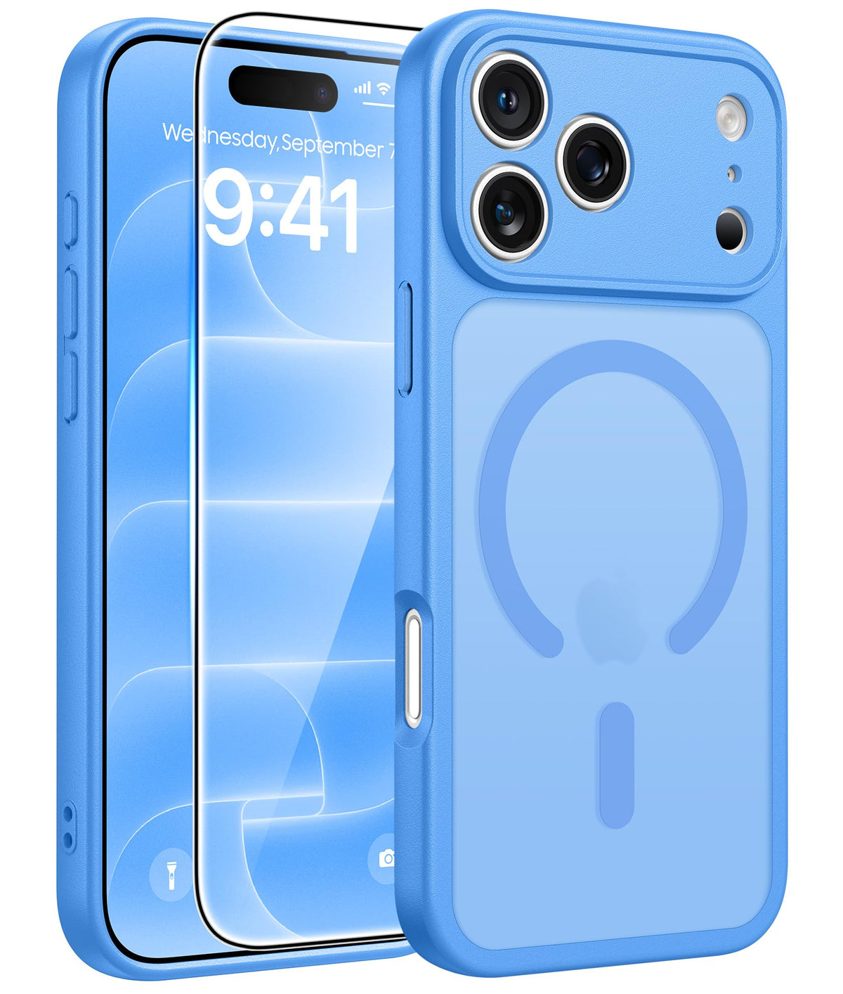 FNTCASE for iPhone 17 Case, Fit for Magsafe, Teal