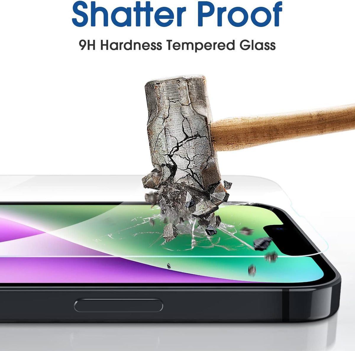 amFilm OneTouch for iPhone 18 Pro 6.3'' Screen Protector Tempered Glass