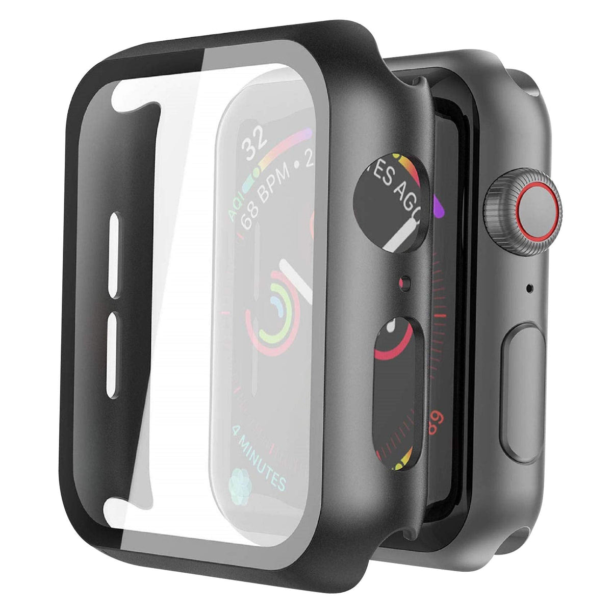 Misxi Screen Protector Case for 44mm Apple Watch SE3/SE2/SE/Series 6/5/4