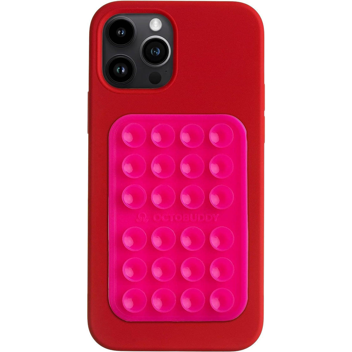 OCTOBUDDY Classic - Silicone Suction Phone Case Adhesive Mount, Turquoise