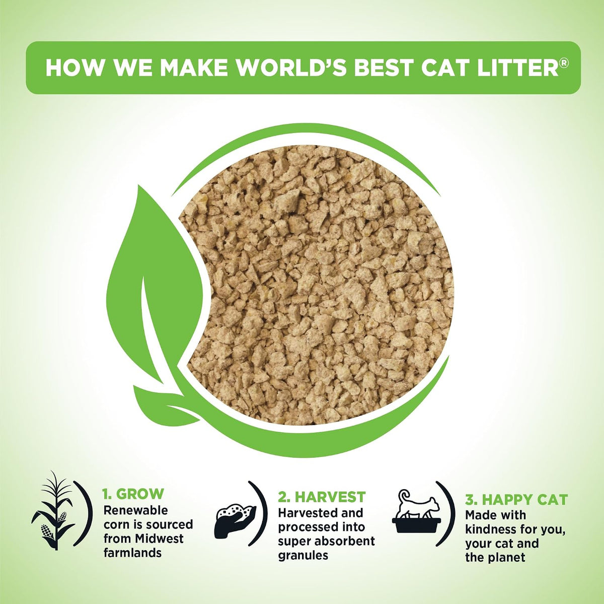 World's Best Cat Litter, Comfort Care, Unscented, Odor Control, 8 lb Bag