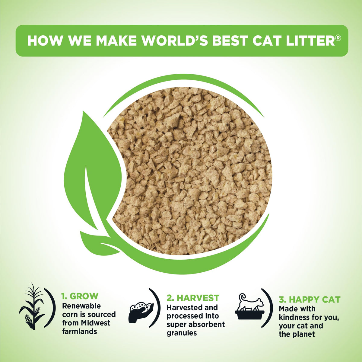 World's Best Cat Litter, Comfort Care, Unscented, Odor Control, 8 lb Bag