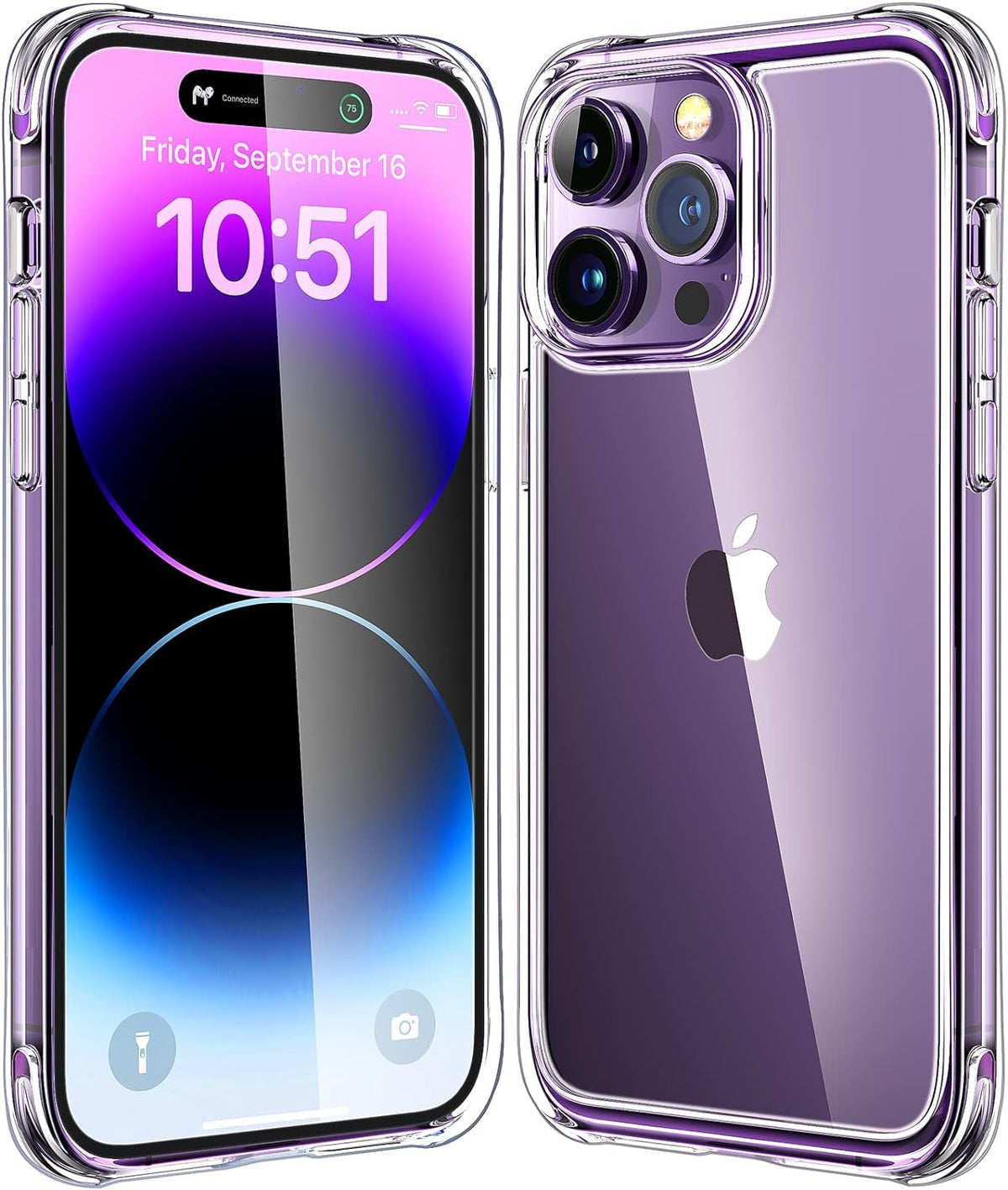 Mkeke for iPhone 18 Pro Max Case Clear [Not-Yellowing]