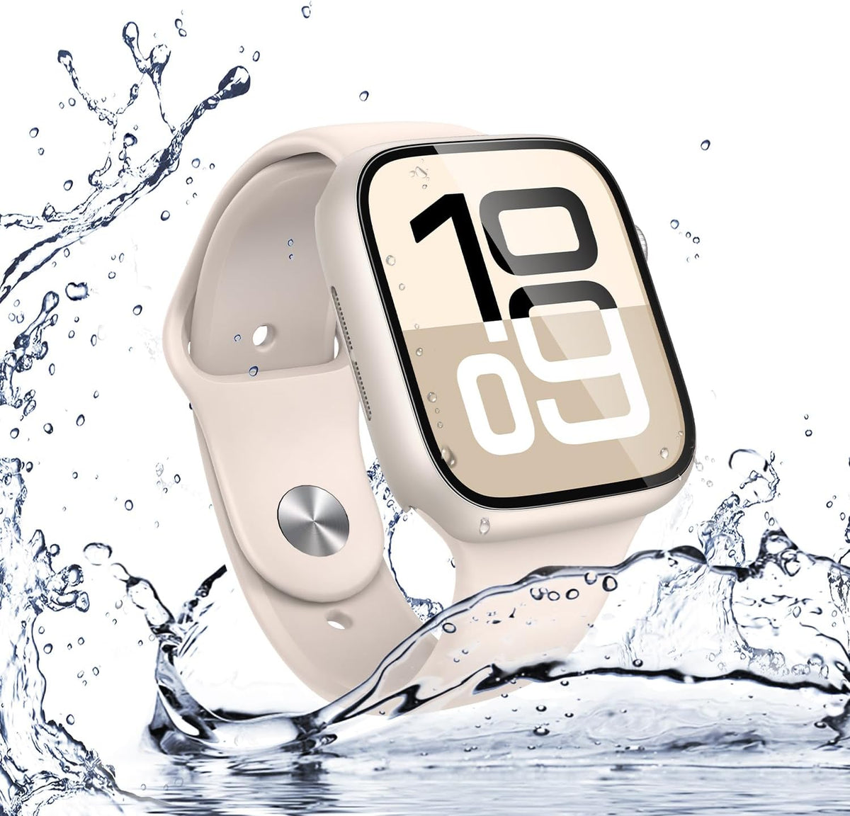 Misxi 2-Pack Waterproof Hard Case for 46mm Apple Watch Series 12 (2026)