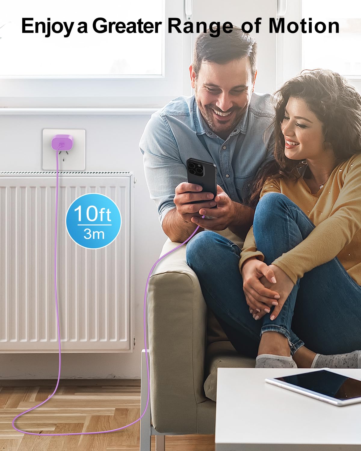Type C Charger Fast Charging, 2Pack [10FT&6FT] Long USB C Cable with 25W Phone Super Fast Charger Block Compatible with Galaxy S26+/S25 Ultra,iPhone 18/17/16/Air/Plus/Pro Max/Duo
