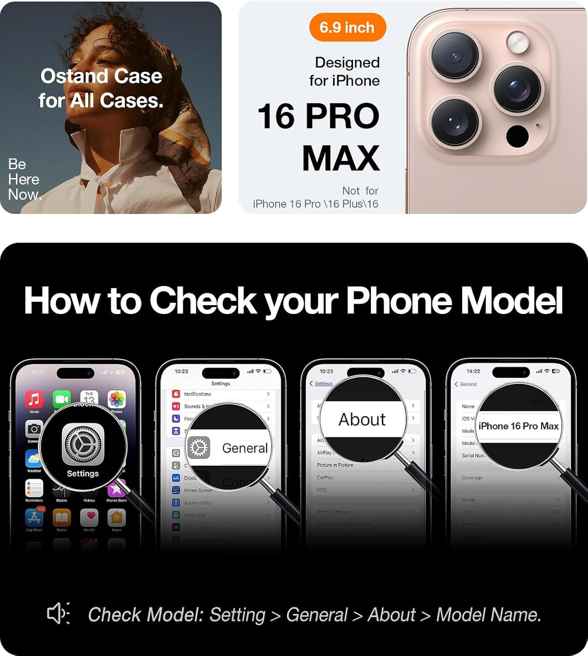 TORRAS for iPhone 18 Pro Case with MagSafe, 4X Mil-Grade Protection, Black
