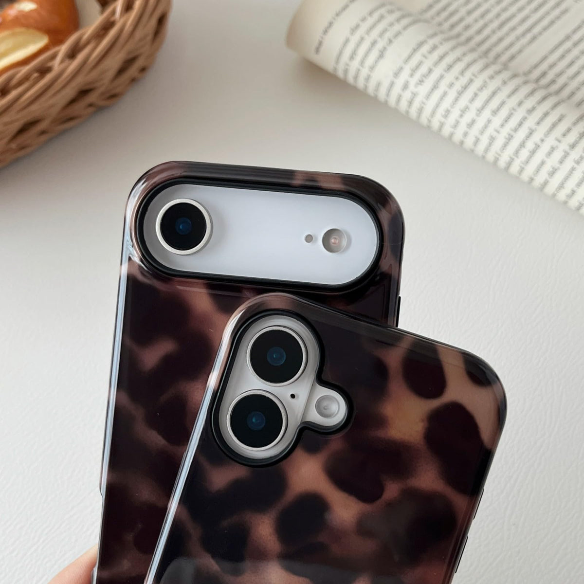 Longlayss Compatible with iPhone 15 Pro Case Tortoise Shell Phone Case