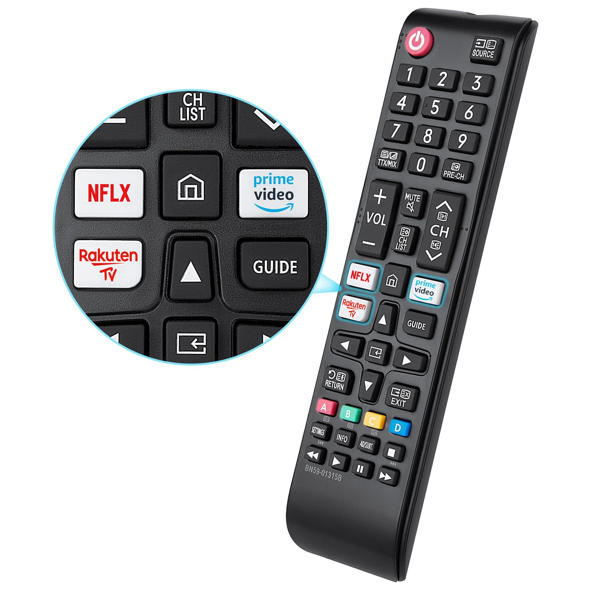 Universal TV Remote for Hisense-Smart-TV-Remote-Control-Replacement