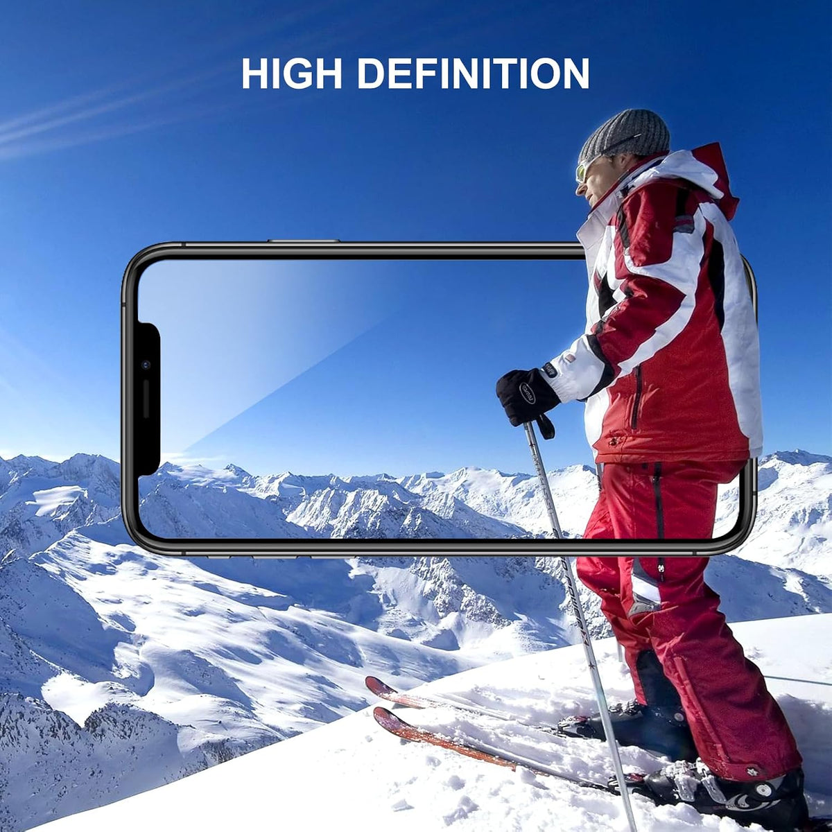 SIBEITU 3+3 Pack Screen Protector + Camera Lens Protector for iPhone 14 Pro