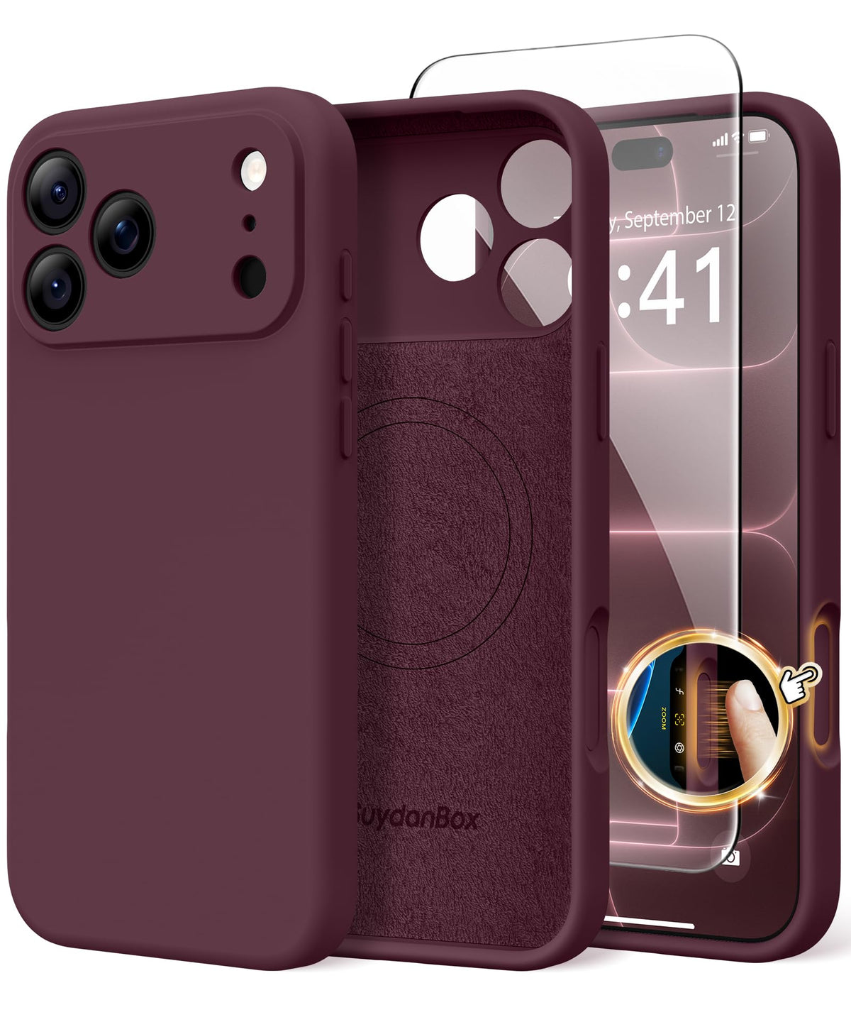 Magnetic for iPhone 18 Pro Case & iPhone 17 Pro Case, Silicone