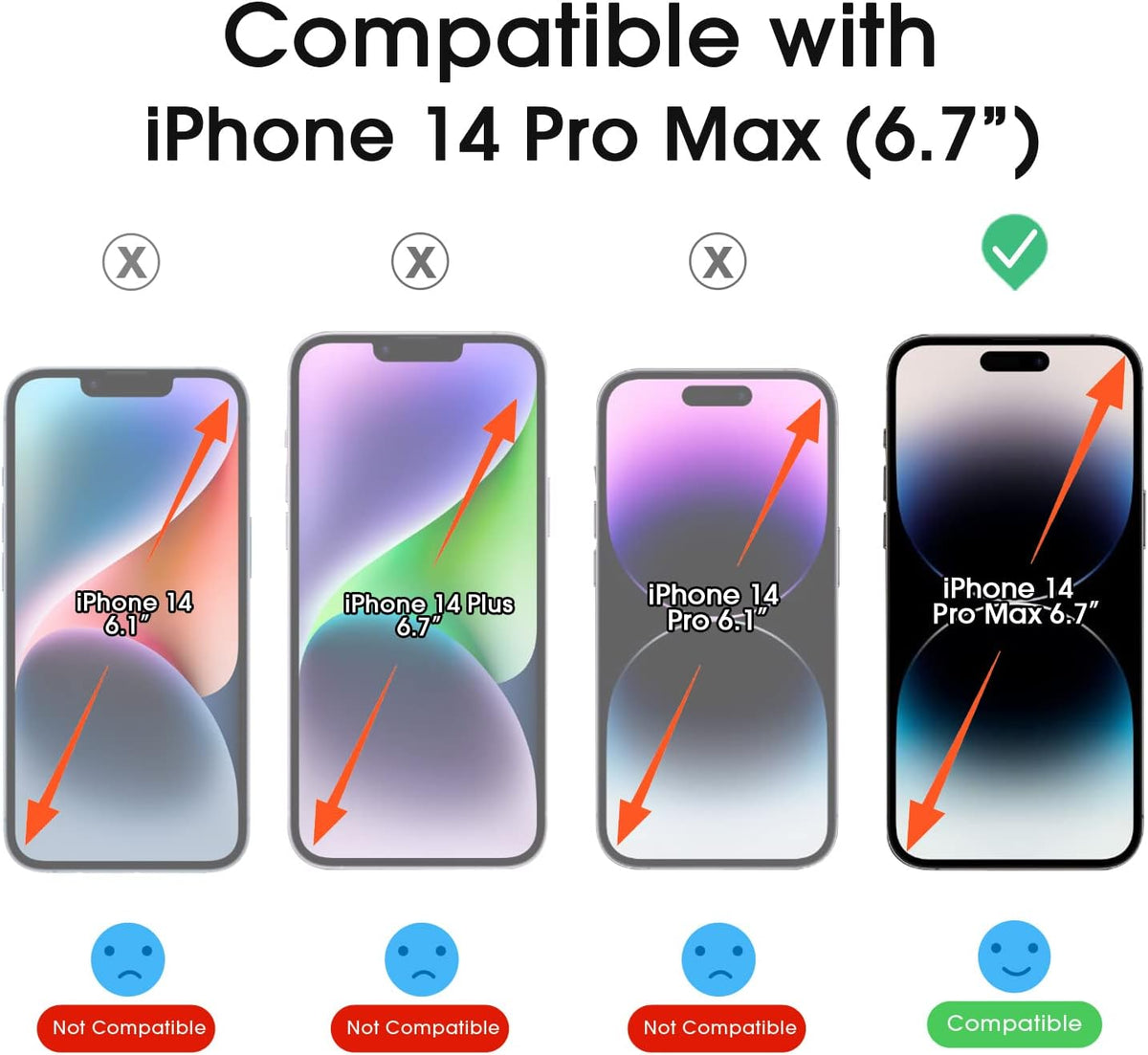 amFilm OneTouch for iPhone 18 Pro Max 6.9'' Screen Protector Tempered Glass