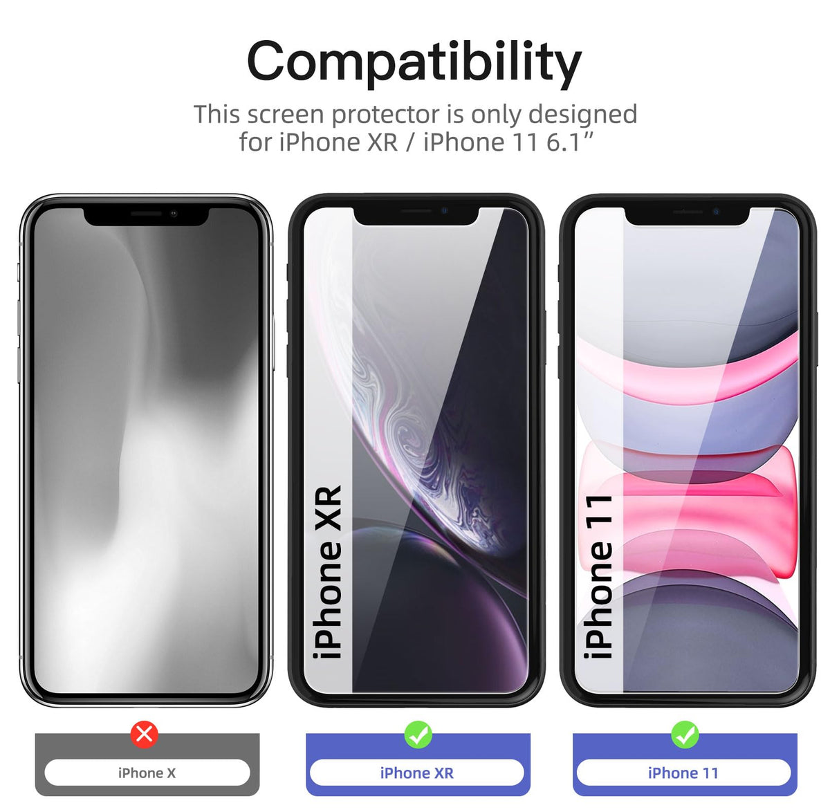 NEW'C for iPhone 17 Pro Max, iPhone 16 Pro Max Screen Protector HD Clear