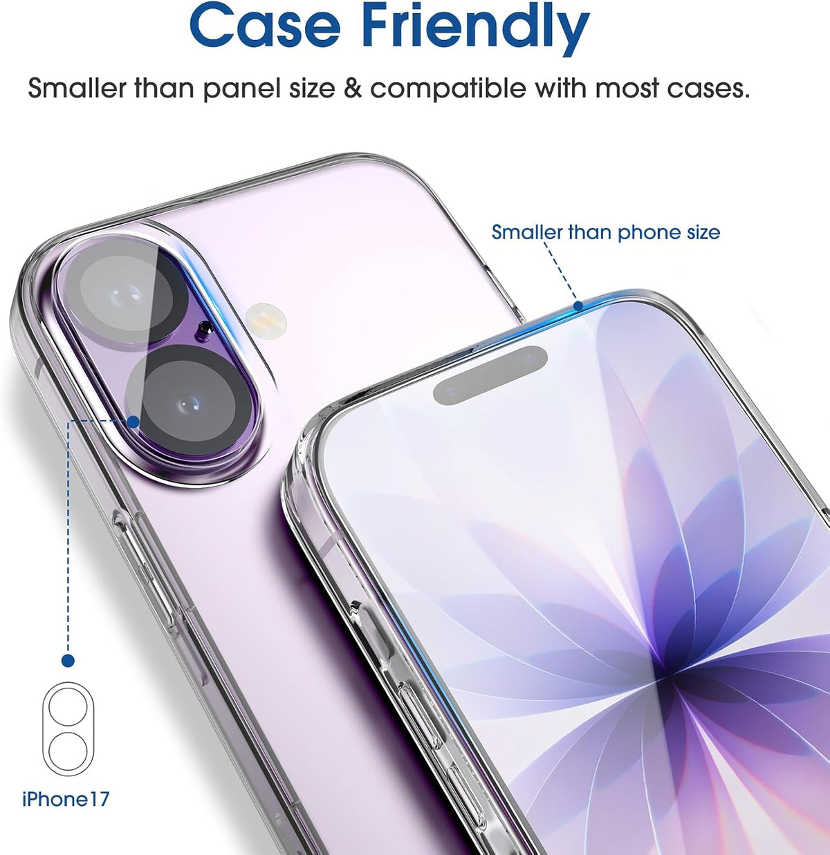 amFilm OneTouch for iPhone 18 Pro 6.3'' Screen Protector Tempered Glass