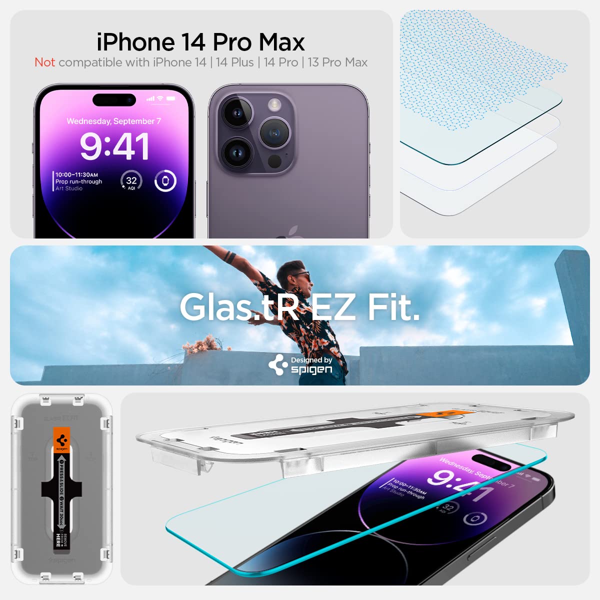Spigen Screen Protector for iPhone 18 Pro Max, 17 Pro Max, 16 Pro Max
