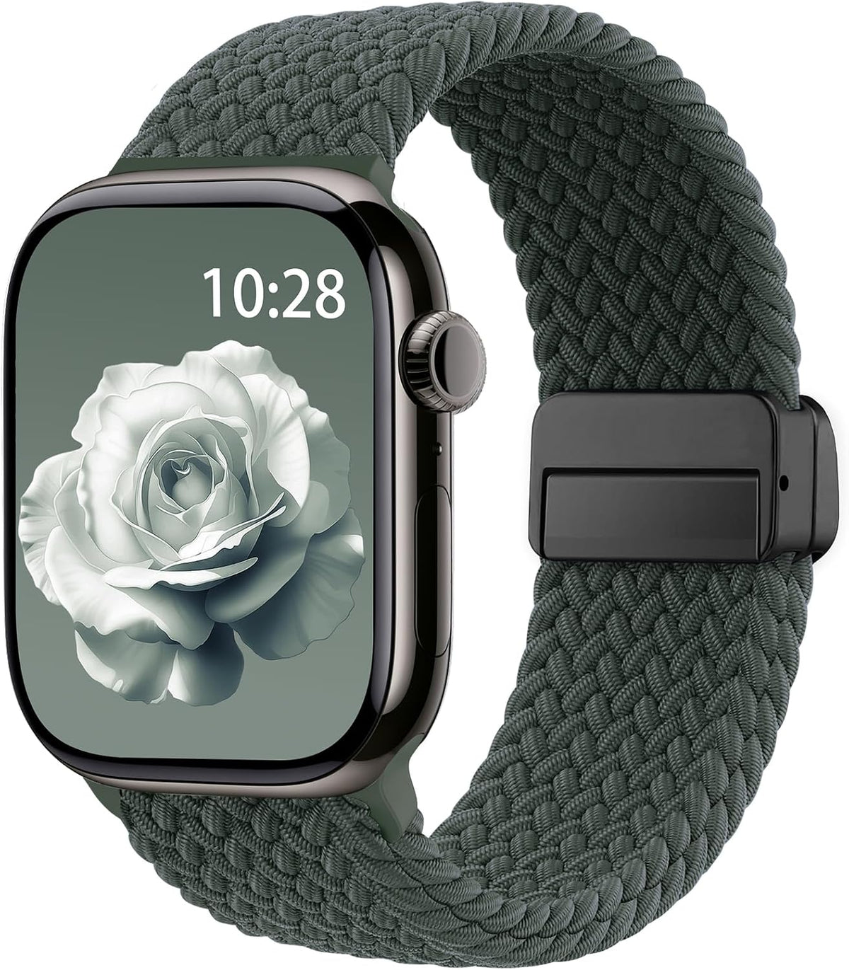 Braided Stretchy Magnetic Sport Band for Apple Watch Bands for Women Men
