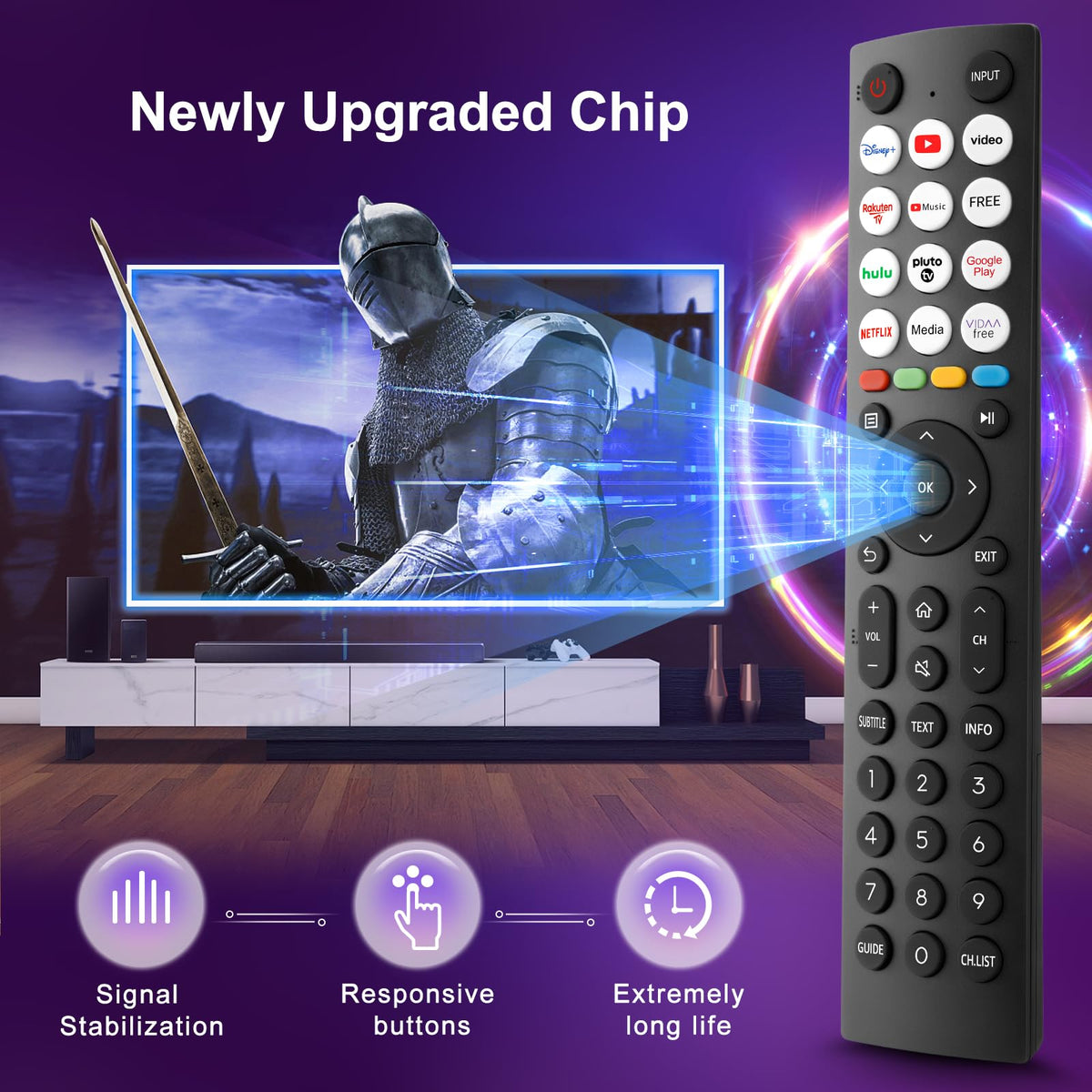 Universal Replacement for LG Smart TV Remote