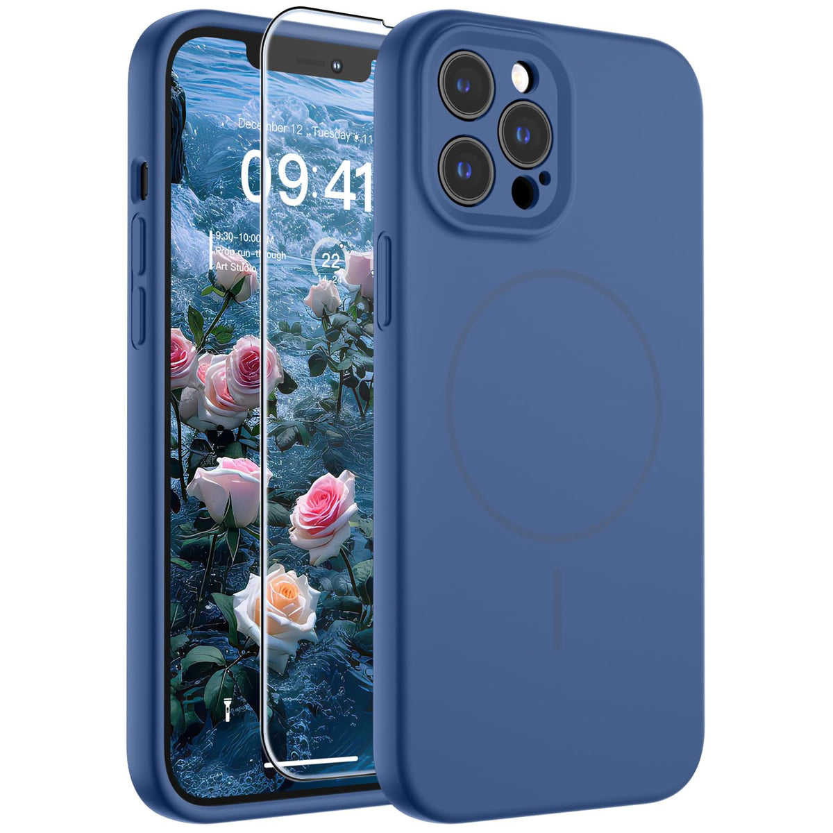 SUPFINE Silicone & Magnetic for iPhone 16 Pro Case