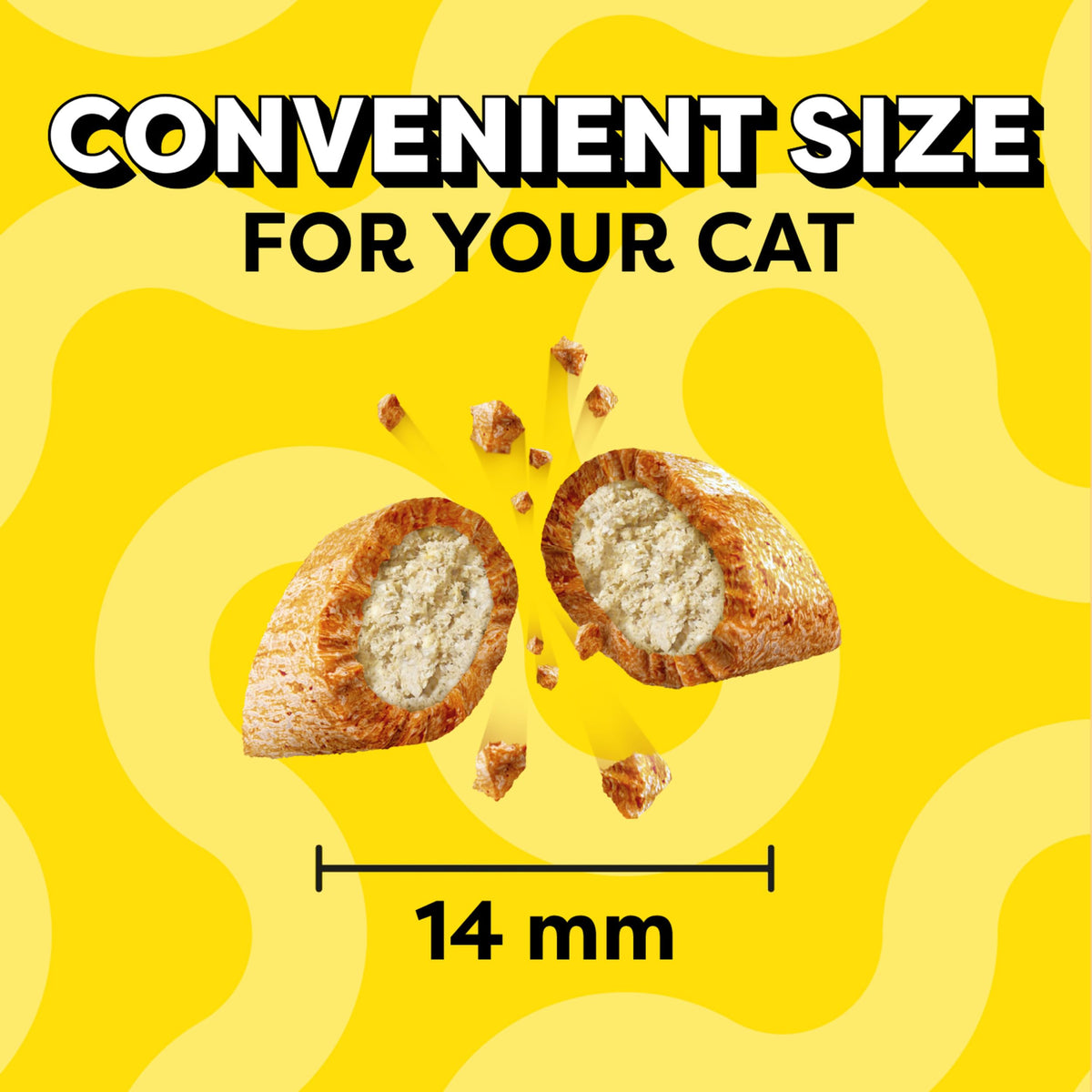 Temptations Jumbo Stuff Crunchy & Soft Cat Treats, Tuna, 5.3 oz, 10 Pack