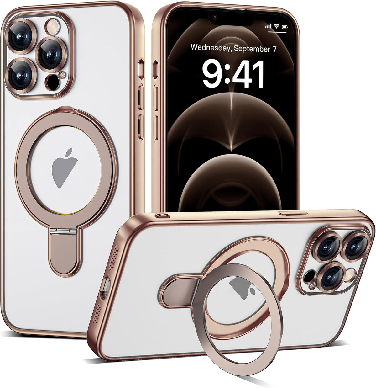 Marble Pattern Case for iPhone 11 with Stand 6.1",M-Purple
