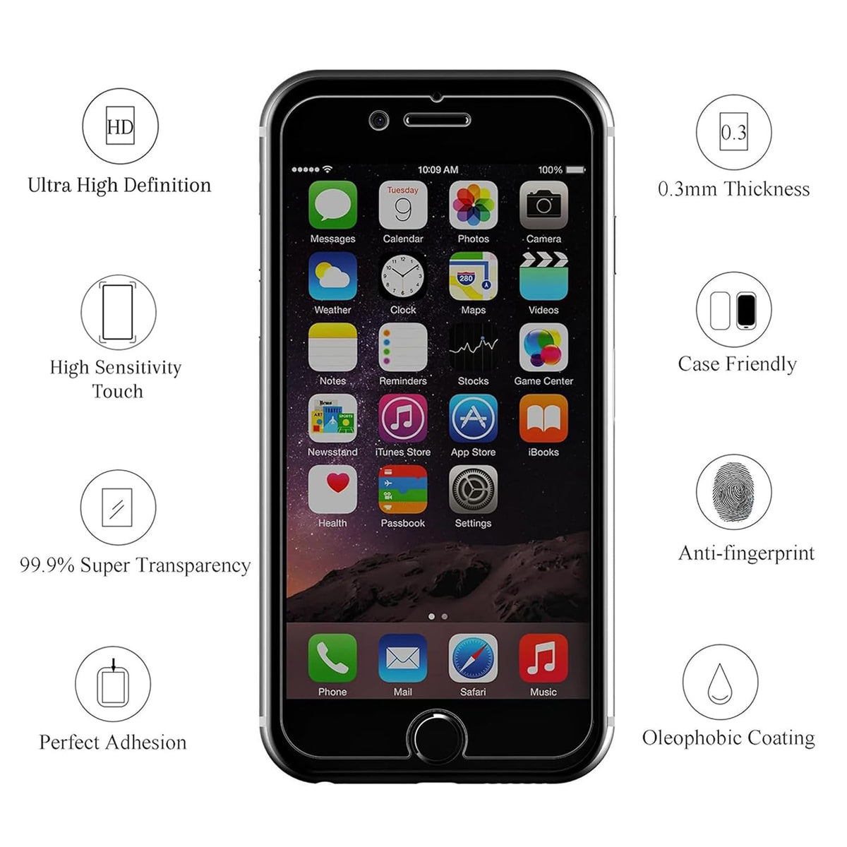 Ailun 3 Pack Privacy Screen Protector for iPhone 17 Pro Max, Tempered Glass