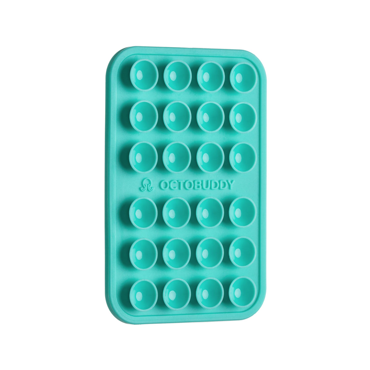 OCTOBUDDY Classic - Silicone Suction Phone Case Adhesive Mount, Turquoise