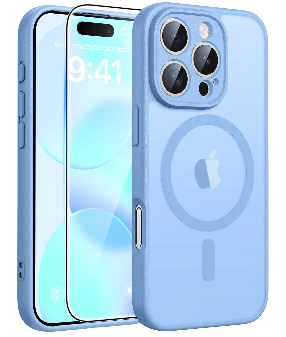 FNTCASE for iPhone 17 Case, Fit for Magsafe, Teal