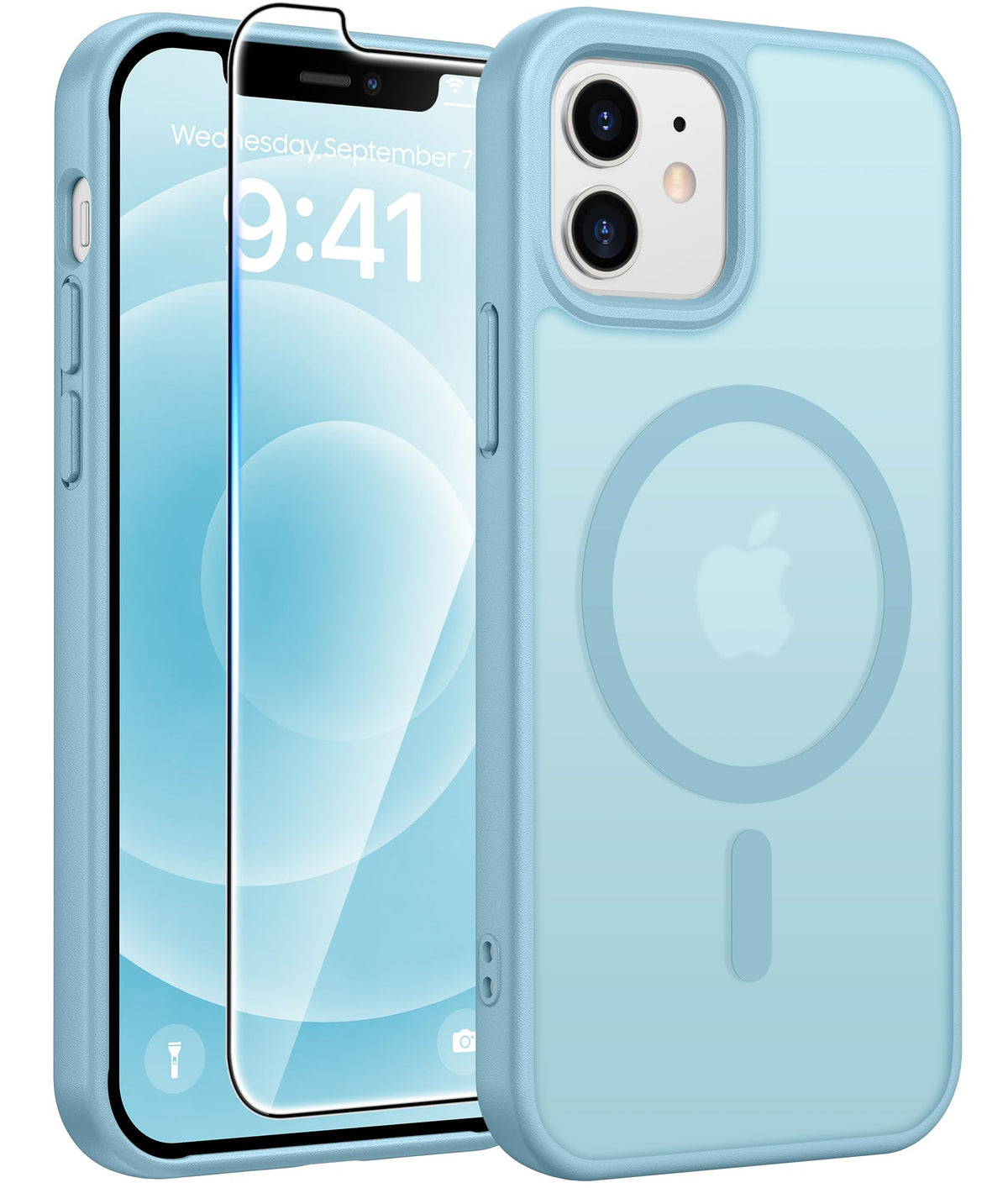 FNTCASE for iPhone 17 Case, Fit for Magsafe, Teal