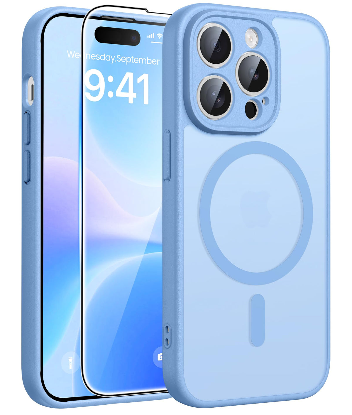 FNTCASE for iPhone 17 Case, Fit for Magsafe, Teal