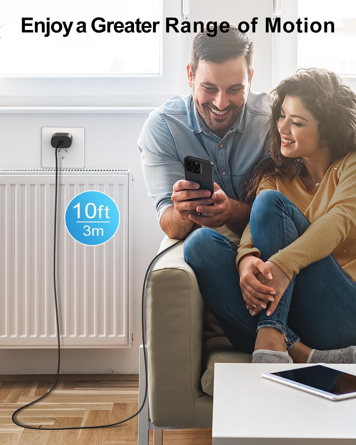 Type C Charger Fast Charging, 2Pack [10FT&6FT] Long USB C Cable with 25W Phone Super Fast Charger Block Compatible with Galaxy S26+/S25 Ultra,iPhone 18/17/16/Air/Plus/Pro Max/Duo