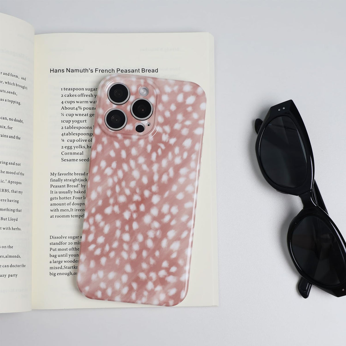 Cute Phone Case for iPhone 16 Case Fawn Deer Print
