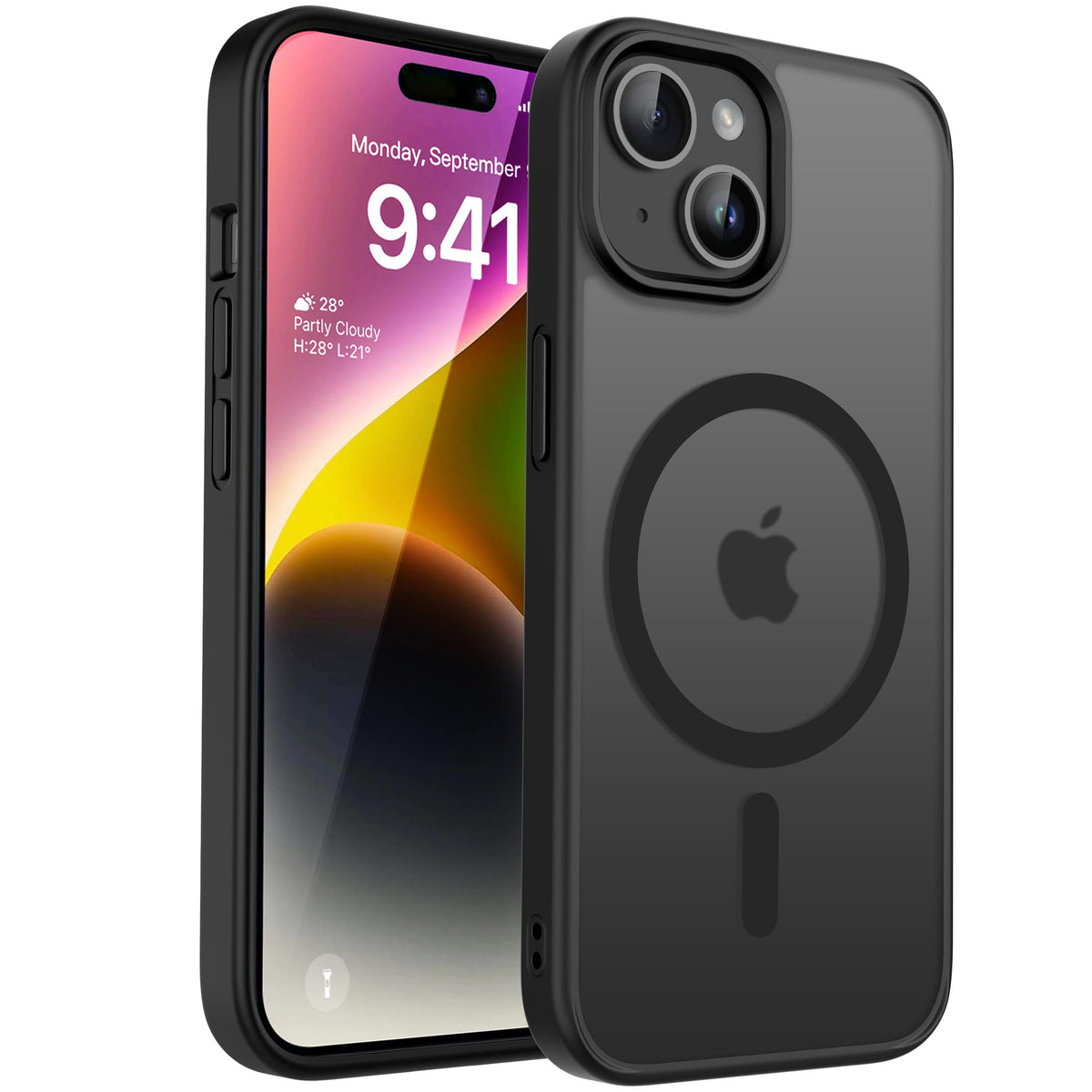 CACOE Magnetic Case for iPhone 17 6.3 inch, Light Purple