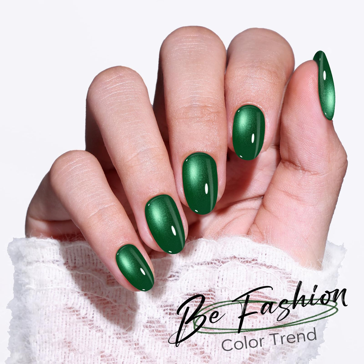 Modelones Black Press on Nails Short, Halloween Oval Fall Fake Nails