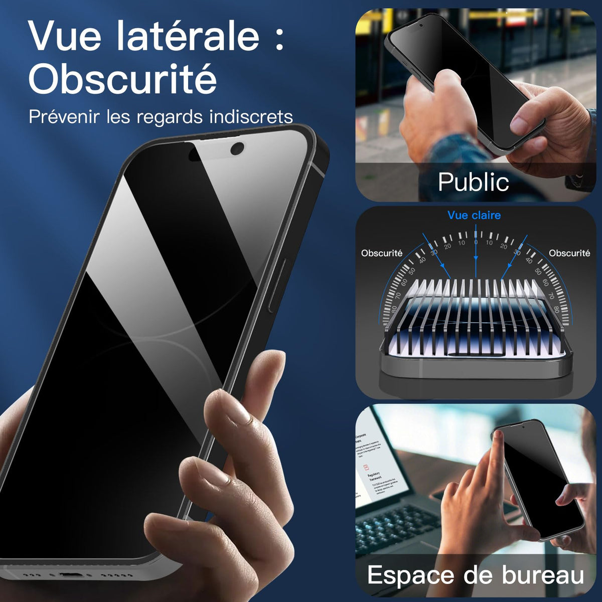 NEW'C for iPhone 17 Pro Max, iPhone 16 Pro Max Screen Protector HD Clear
