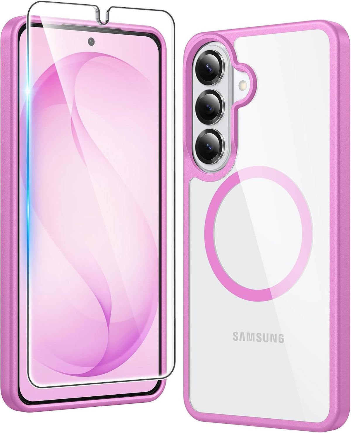 FNTCASE Magnetic for Samsung Galaxy Z-Flip-7 Case, Clear