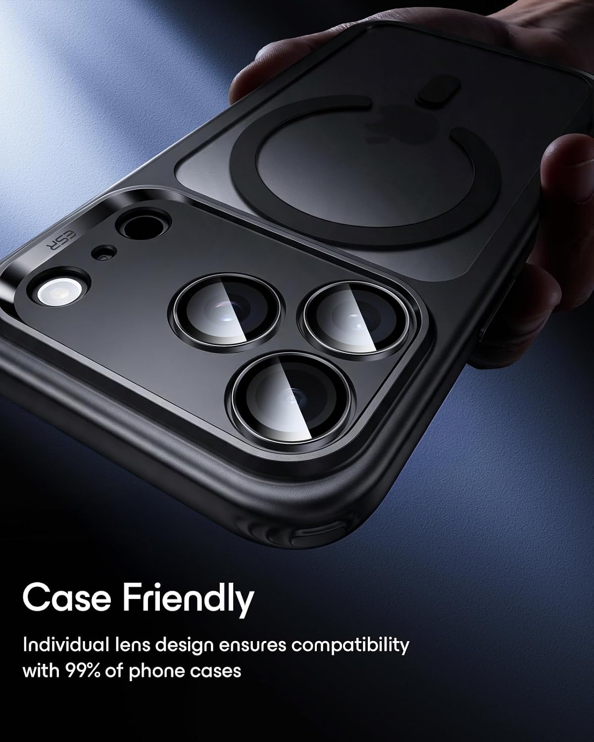 ESR for iPhone Duo Camera Lens Protector, 1 Pack, Blue