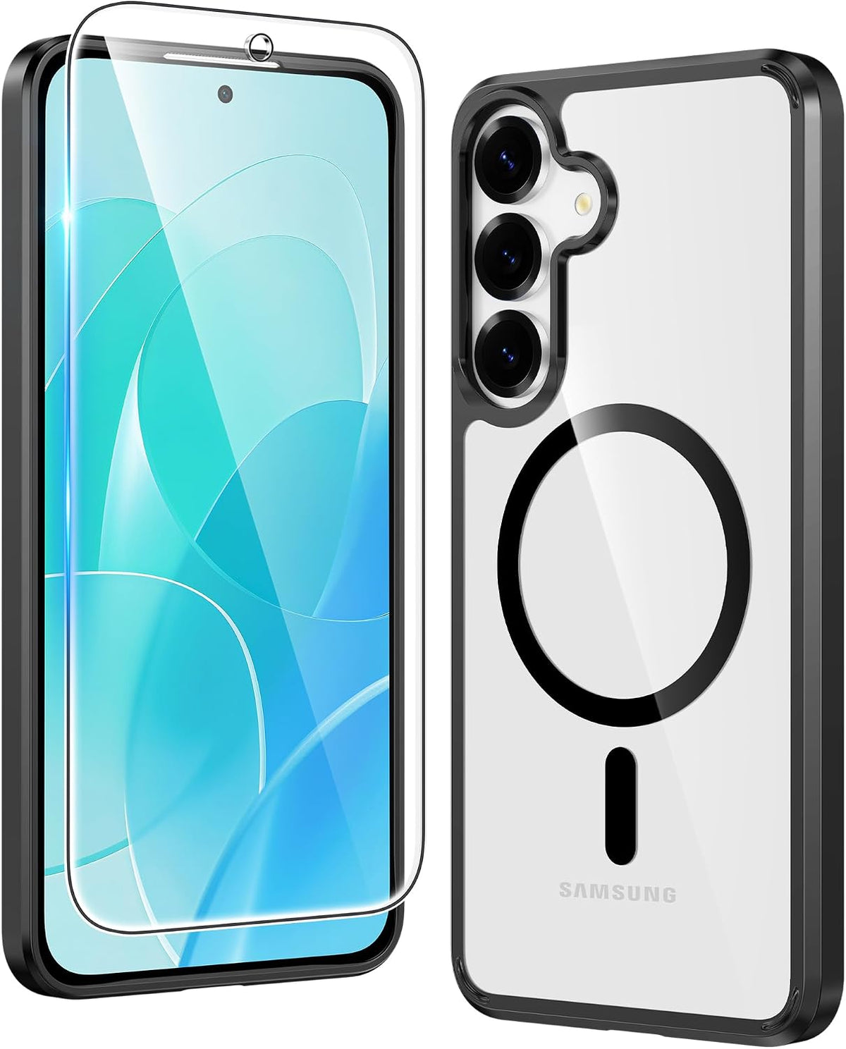 FNTCASE Magnetic for Samsung Galaxy Z-Flip-7 Case, Clear