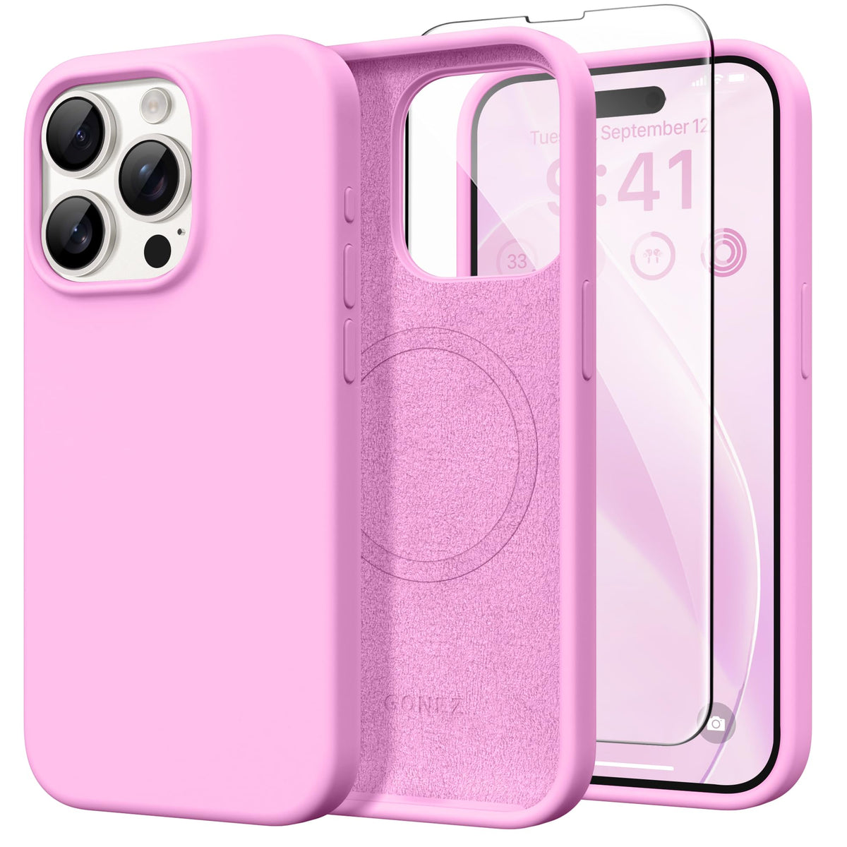 GONEZ for iPhone 18 Pro Max Case/iPhone 17 Pro Max Case, Mist Blue