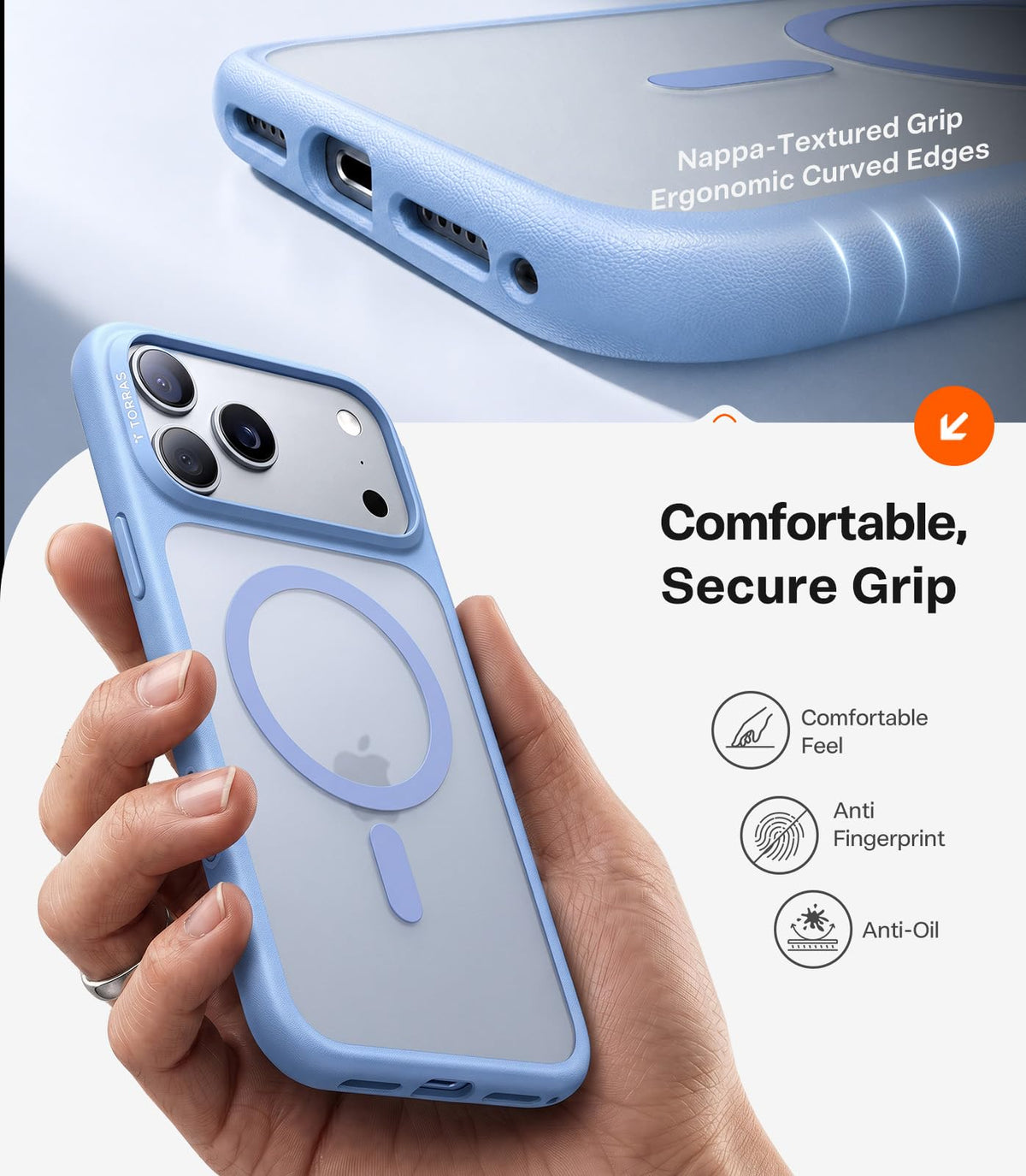 TORRAS Stronger Magnetic & Shockproof for iPhone 18 Pro Max Case Burgundy