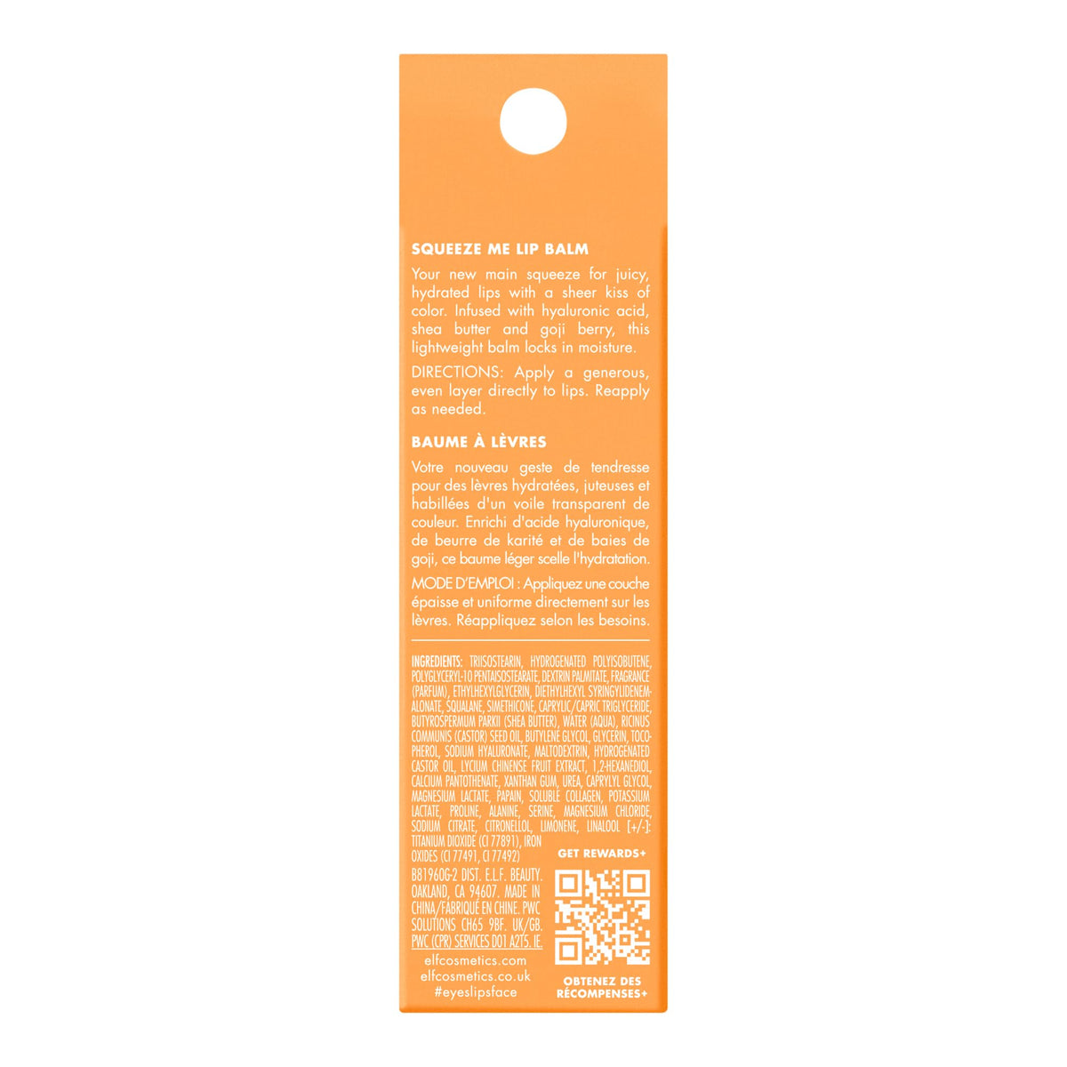 e.l.f. Squeeze Me Lip Balm, Strawberry