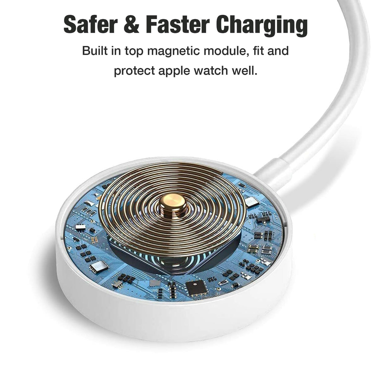 Fast Charger for Apple Watch Charger, USB C iPhone Watch Charger Plug Adapter & Long 6.6FT iWatch Portable Wireless Fast Charging Cable Cord Compatible with Apple Watch Series 10/9/8/7/SE/6/5/4/3/2/1