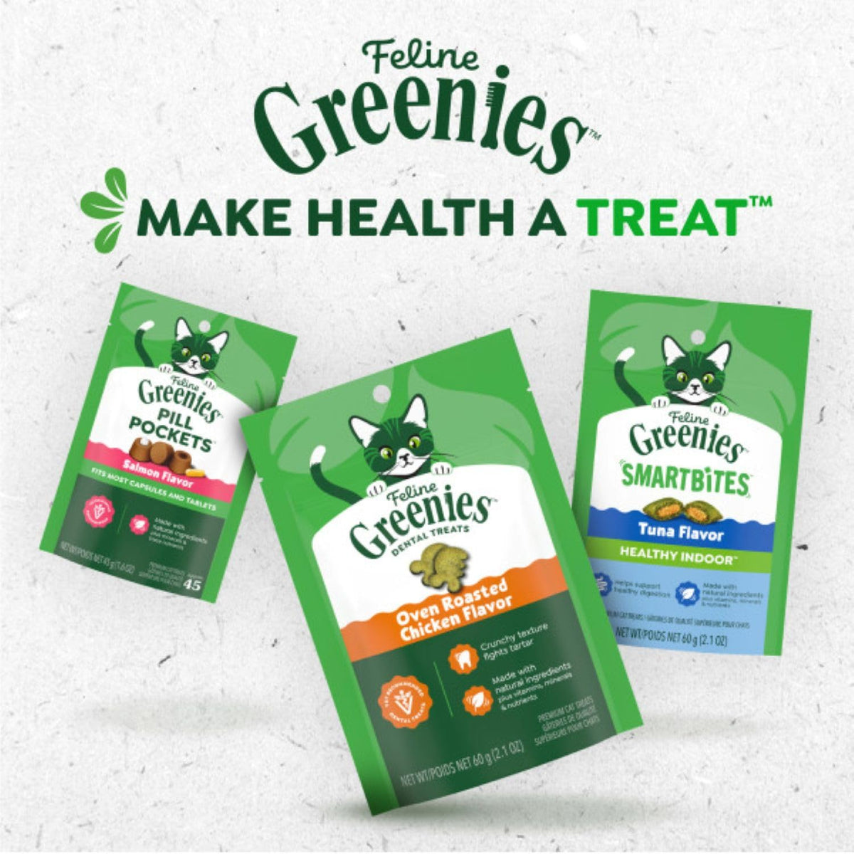 Greenies Feline Smartbites Healthy Indoor Cat Treats, Chicken, 4.6 oz