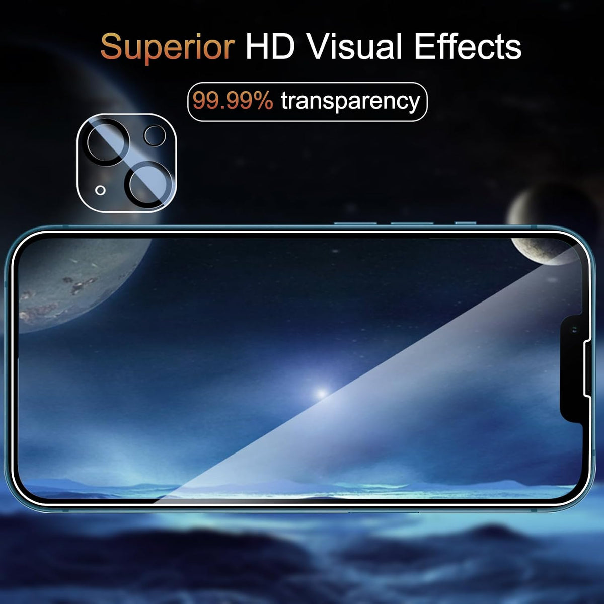 TZGZT 3 Pack Privacy Screen Protectors for iPhone Duo, Tempered Glass