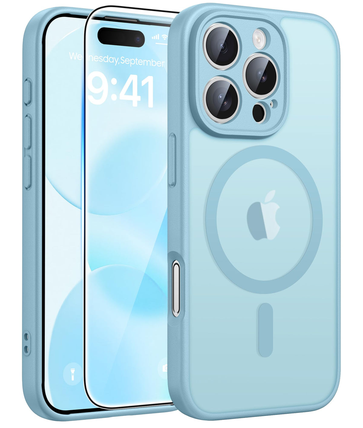 FNTCASE for iPhone 17 Case, Fit for Magsafe, Teal