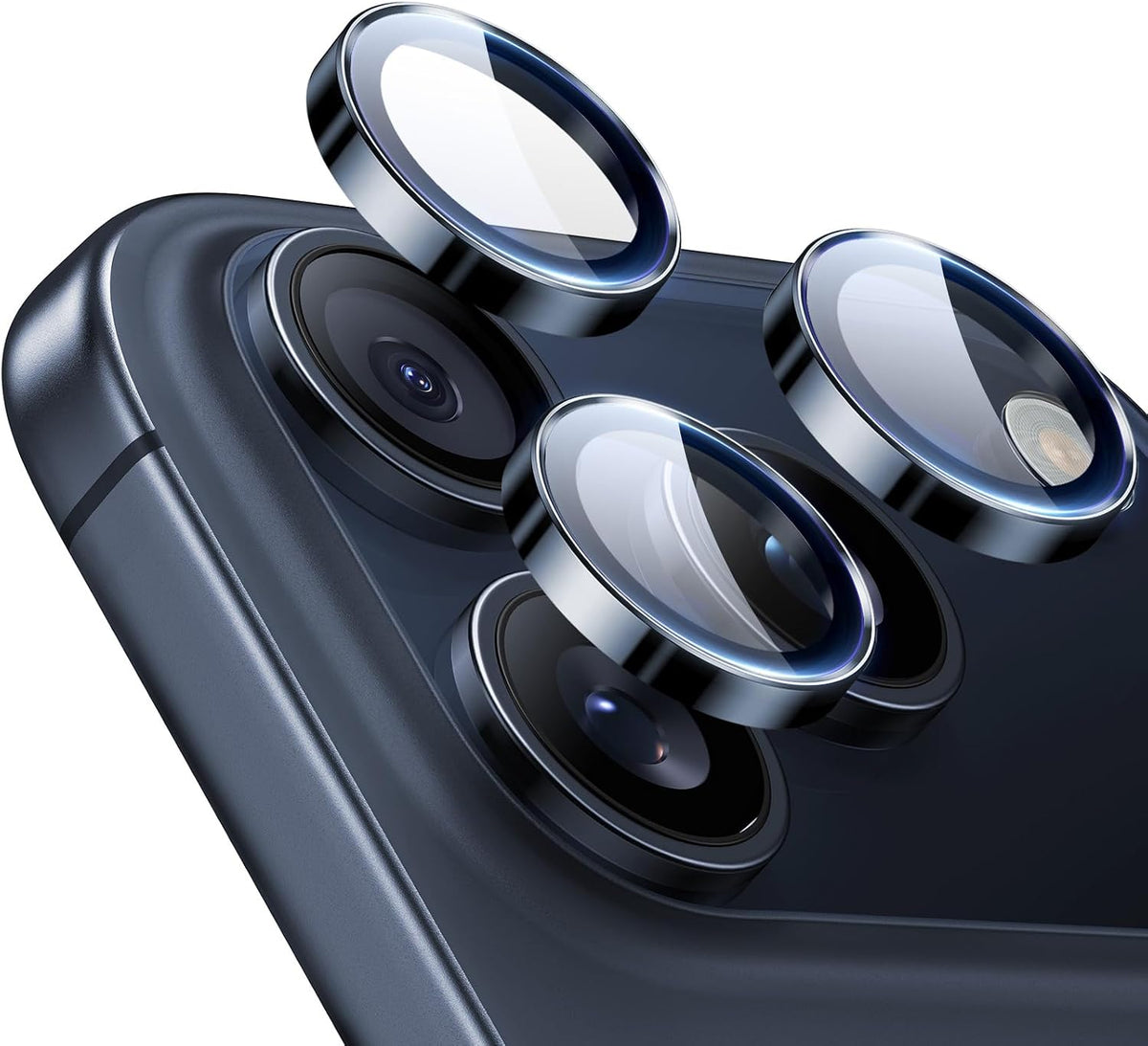 ESR for iPhone Duo Camera Lens Protector, 1 Pack, Blue