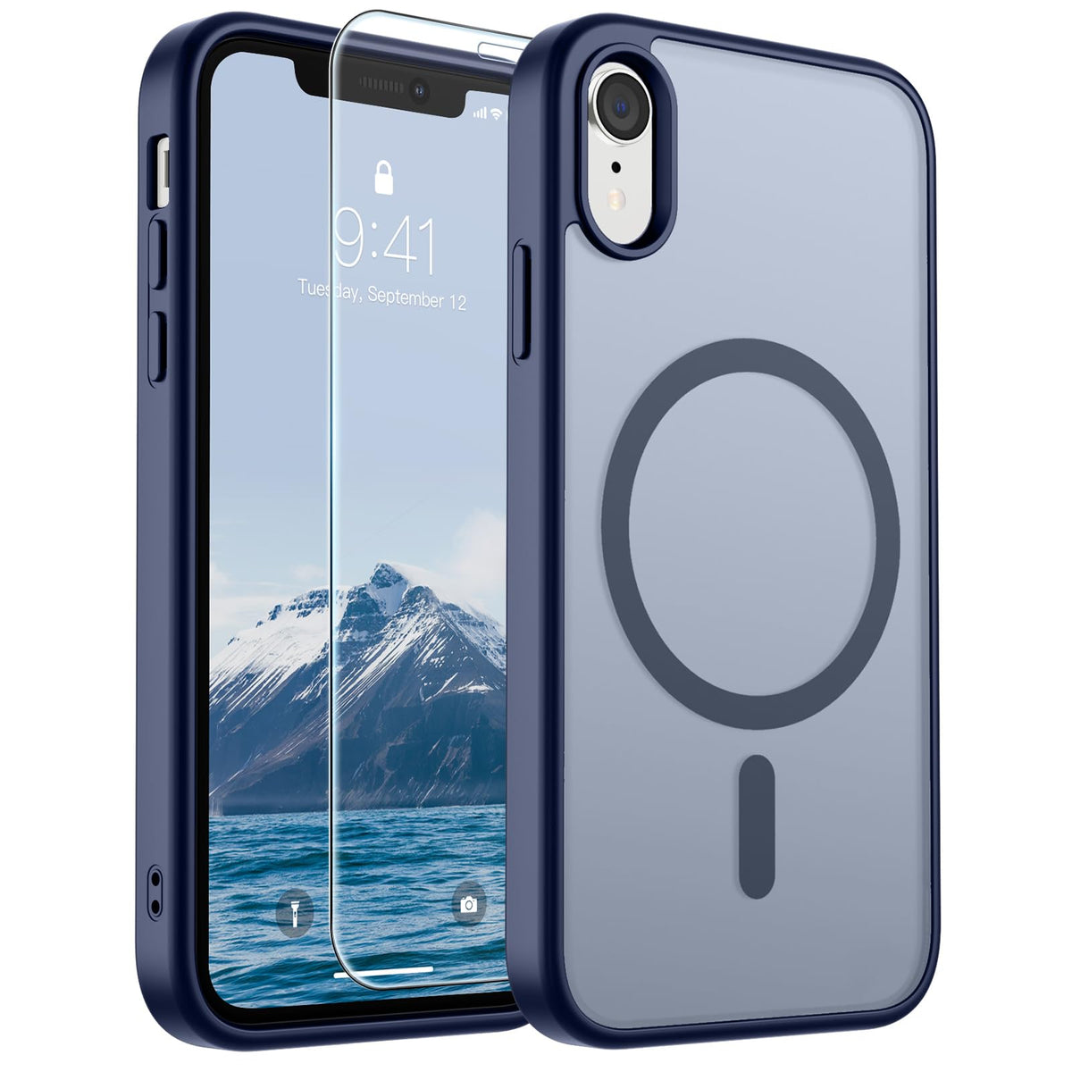 SUPFINE Magnetic for iPhone 13 Case/iPhone 14 Case Black