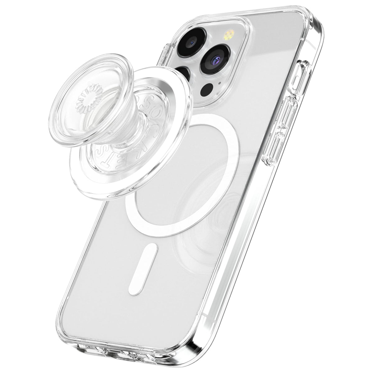 PopSockets Adhesive Phone Grip, Holder- Black